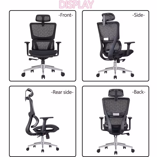 Sillas de oficina ergonómicas giratorias ergonómicas de la silla ejecutiva de la malla del ordenador del proveedor de China del arreglo para requisitos particulares básico